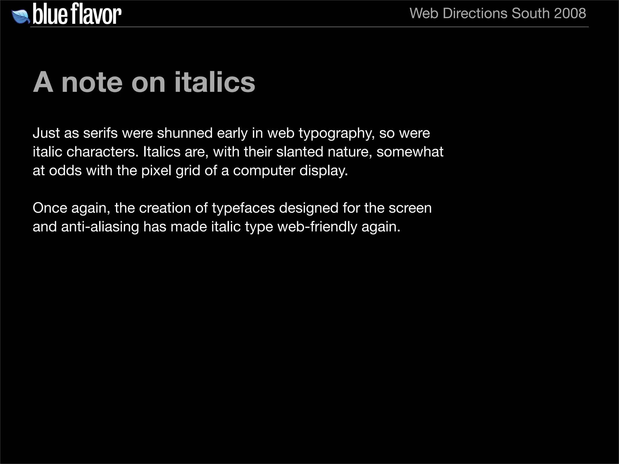 Elegant Web Typography