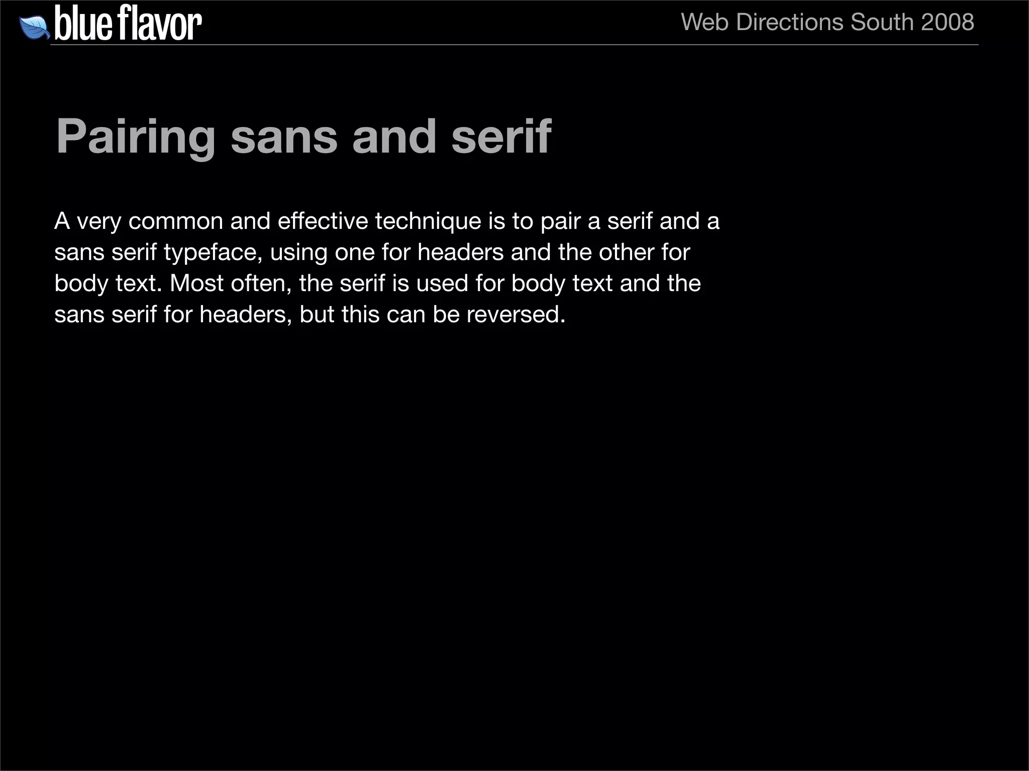 Elegant Web Typography