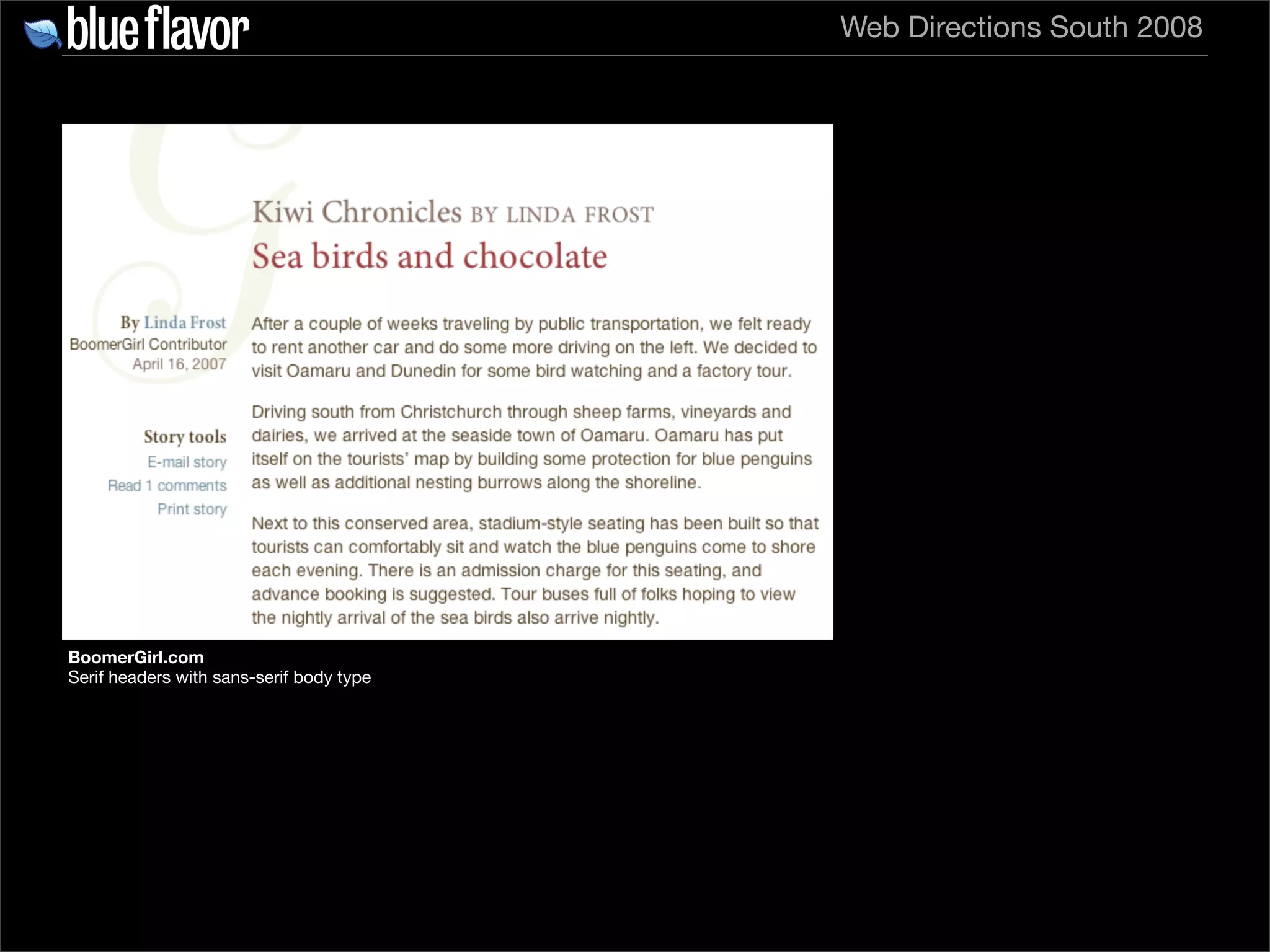 Elegant Web Typography
