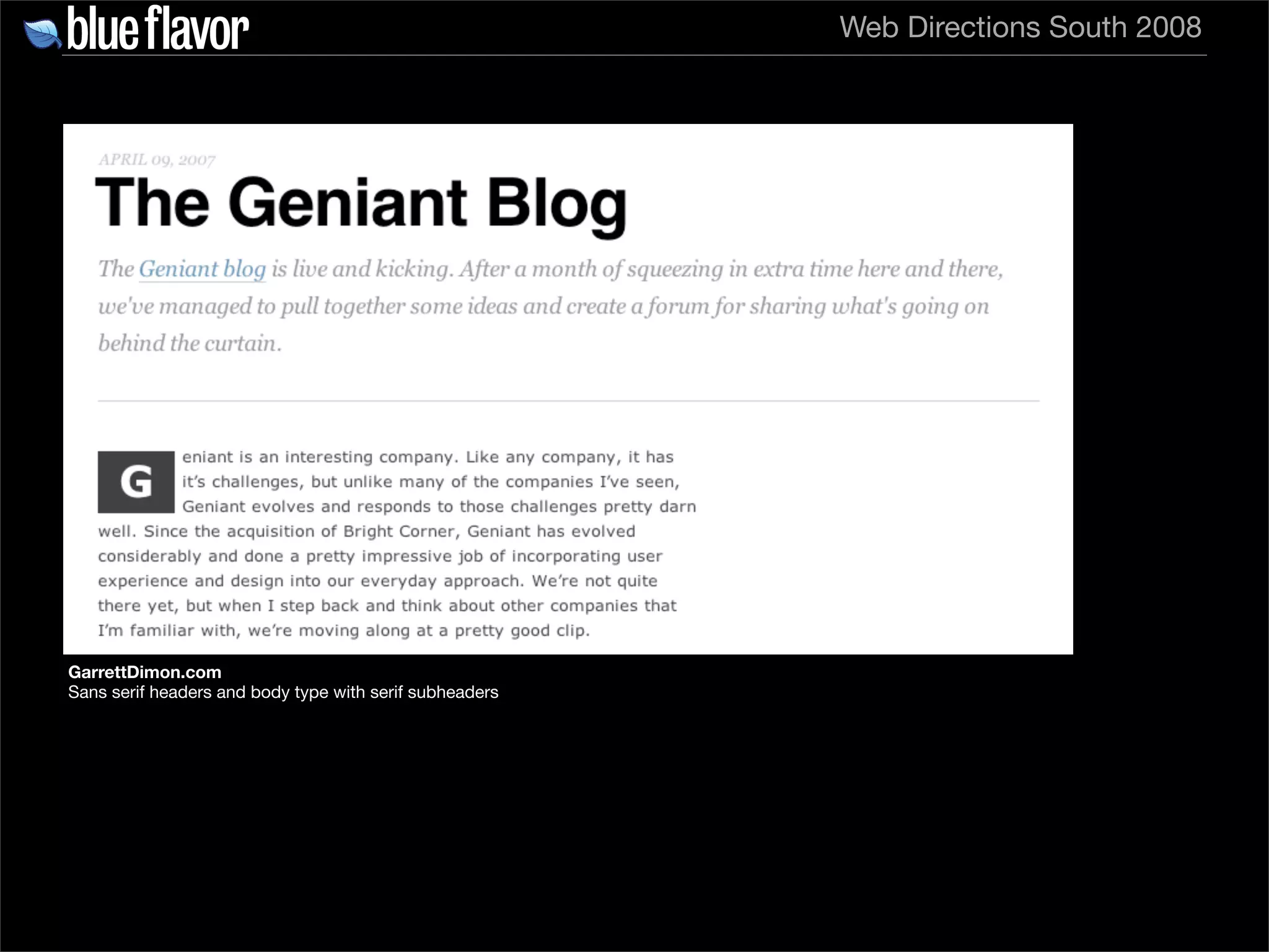 Elegant Web Typography