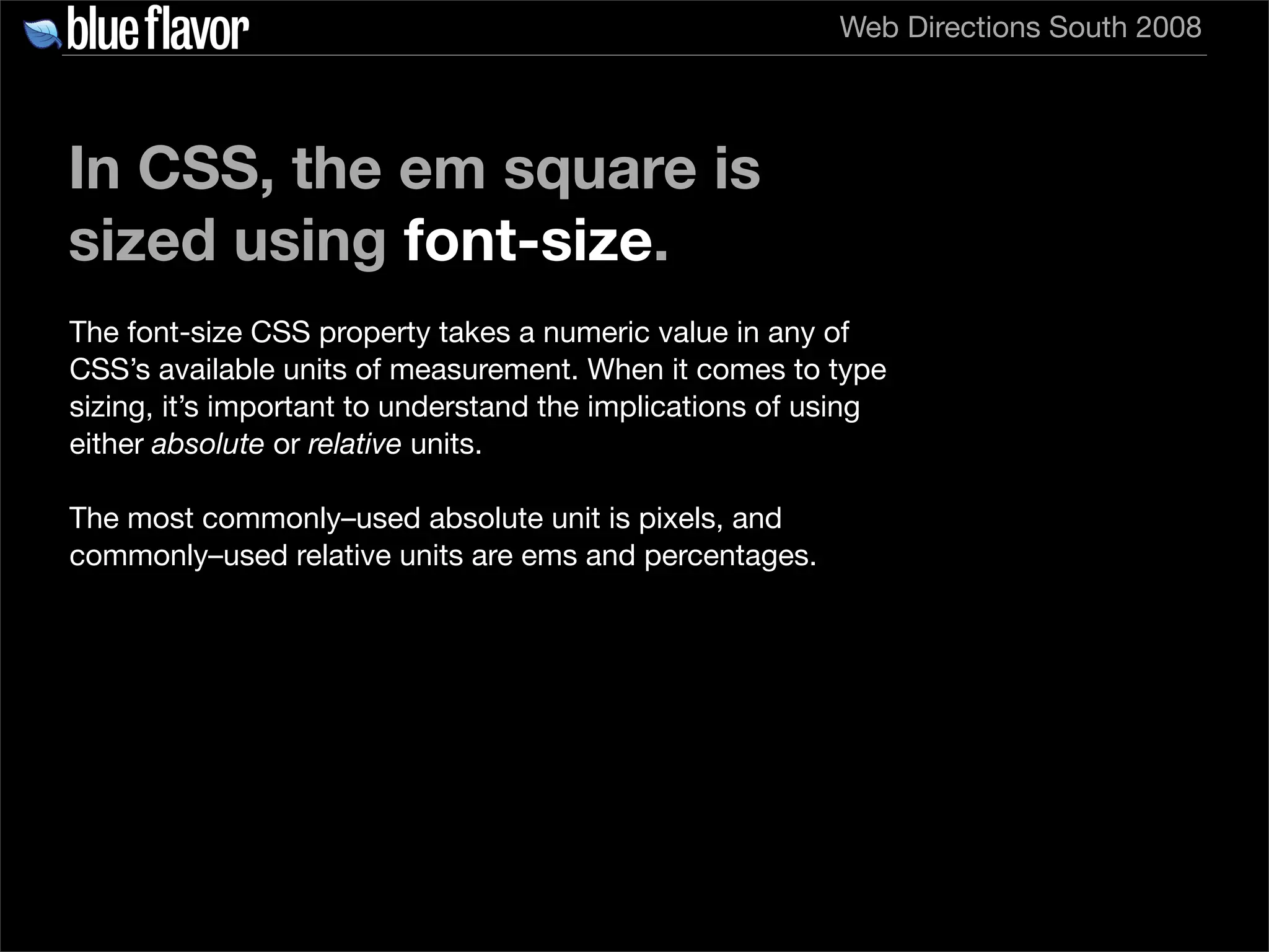 Elegant Web Typography