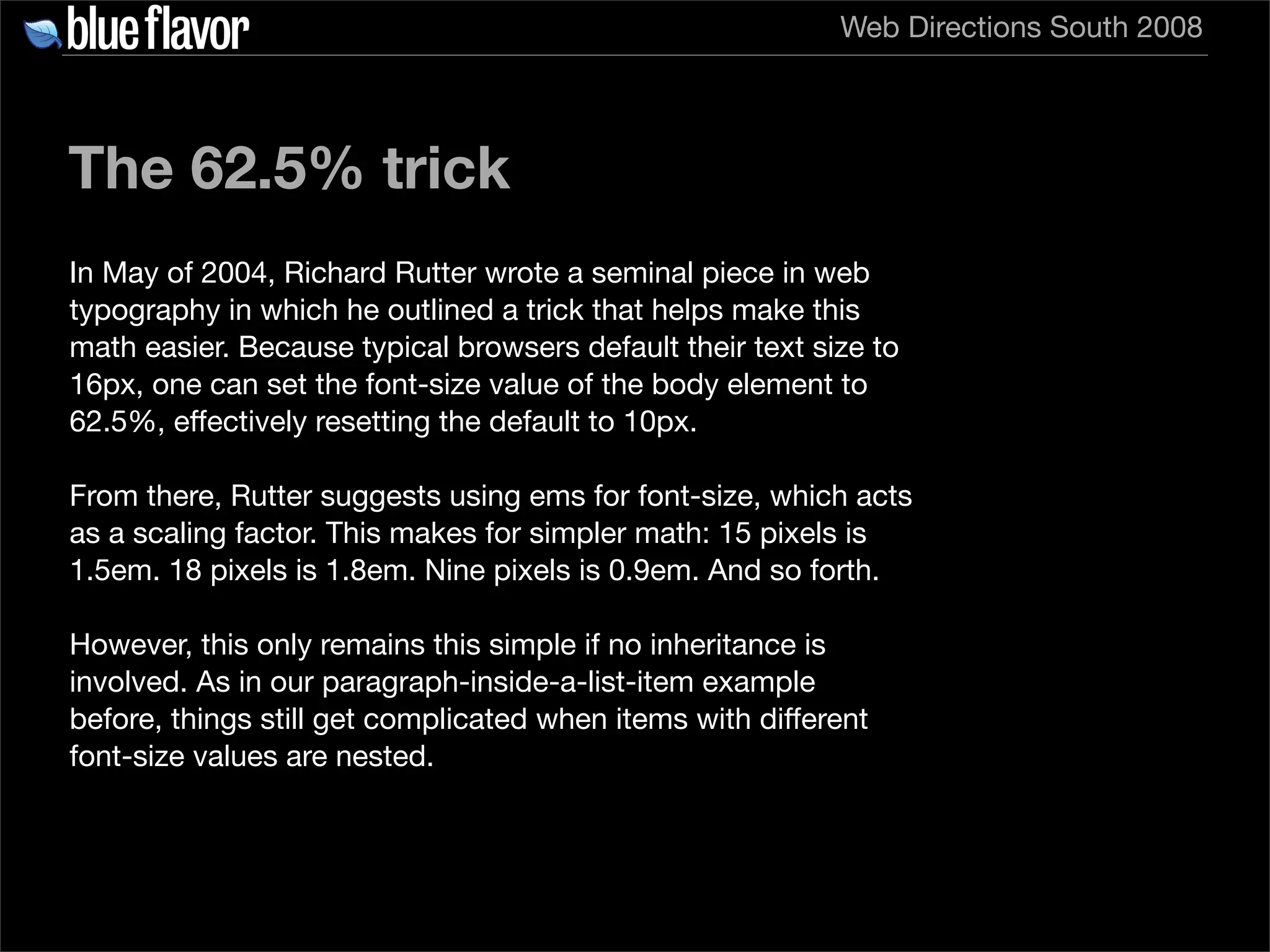 Elegant Web Typography