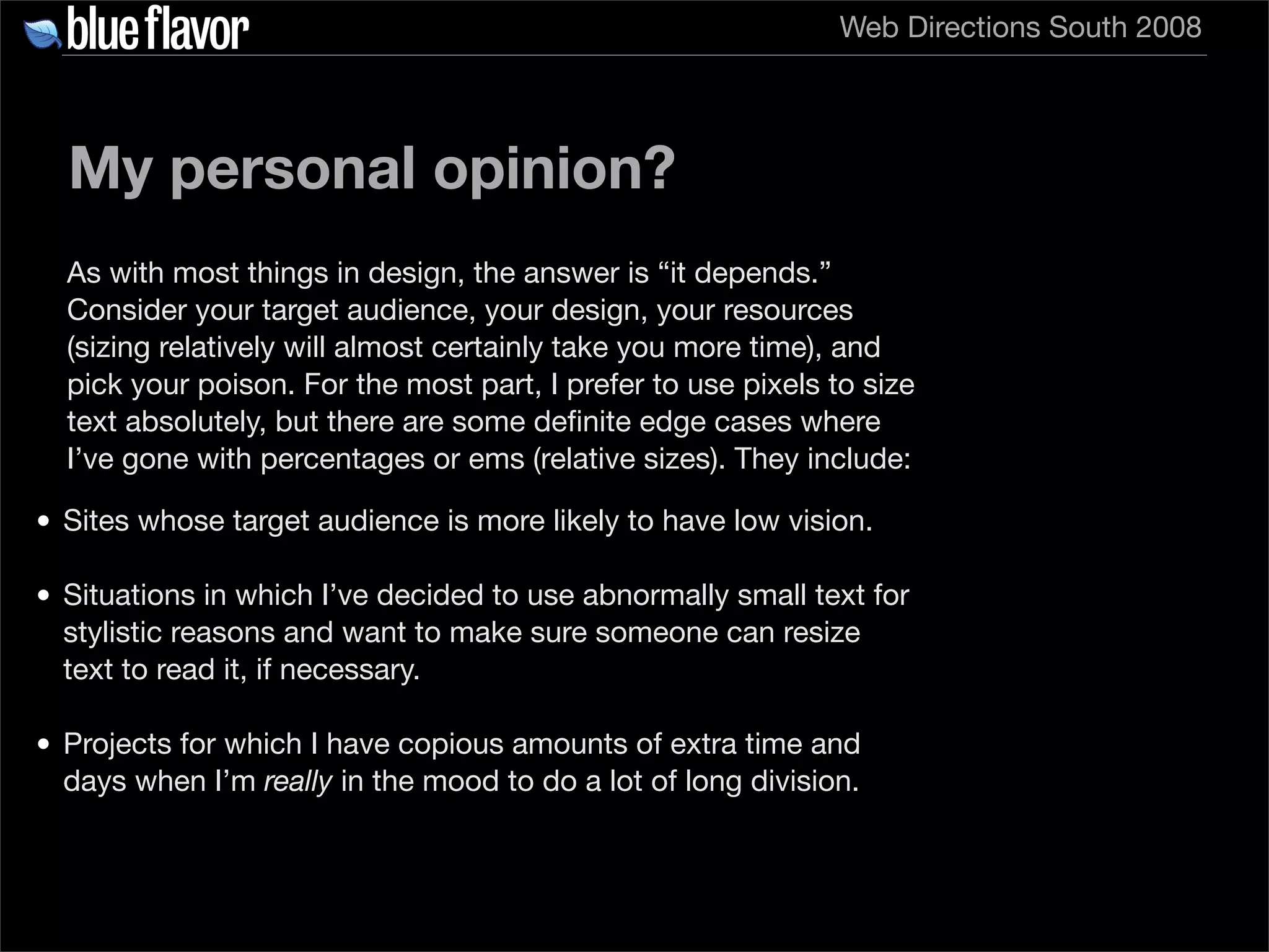 Elegant Web Typography