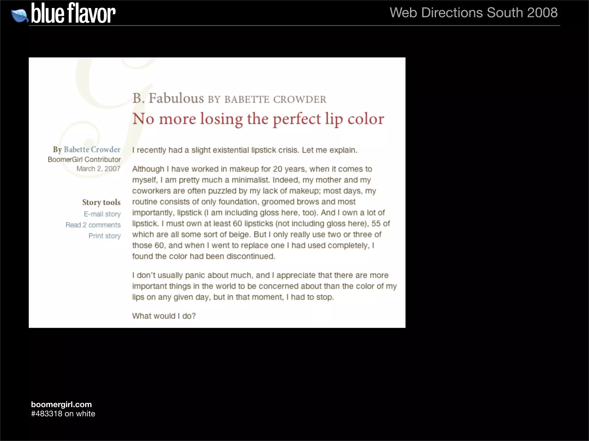 Elegant Web Typography