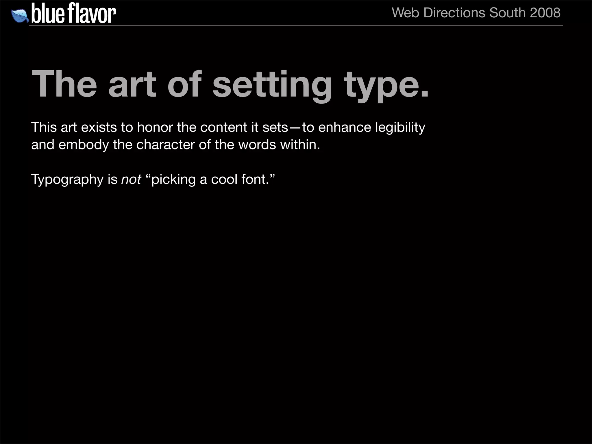 Elegant Web Typography