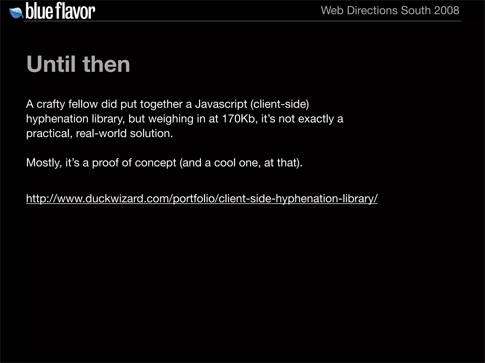 Elegant Web Typography