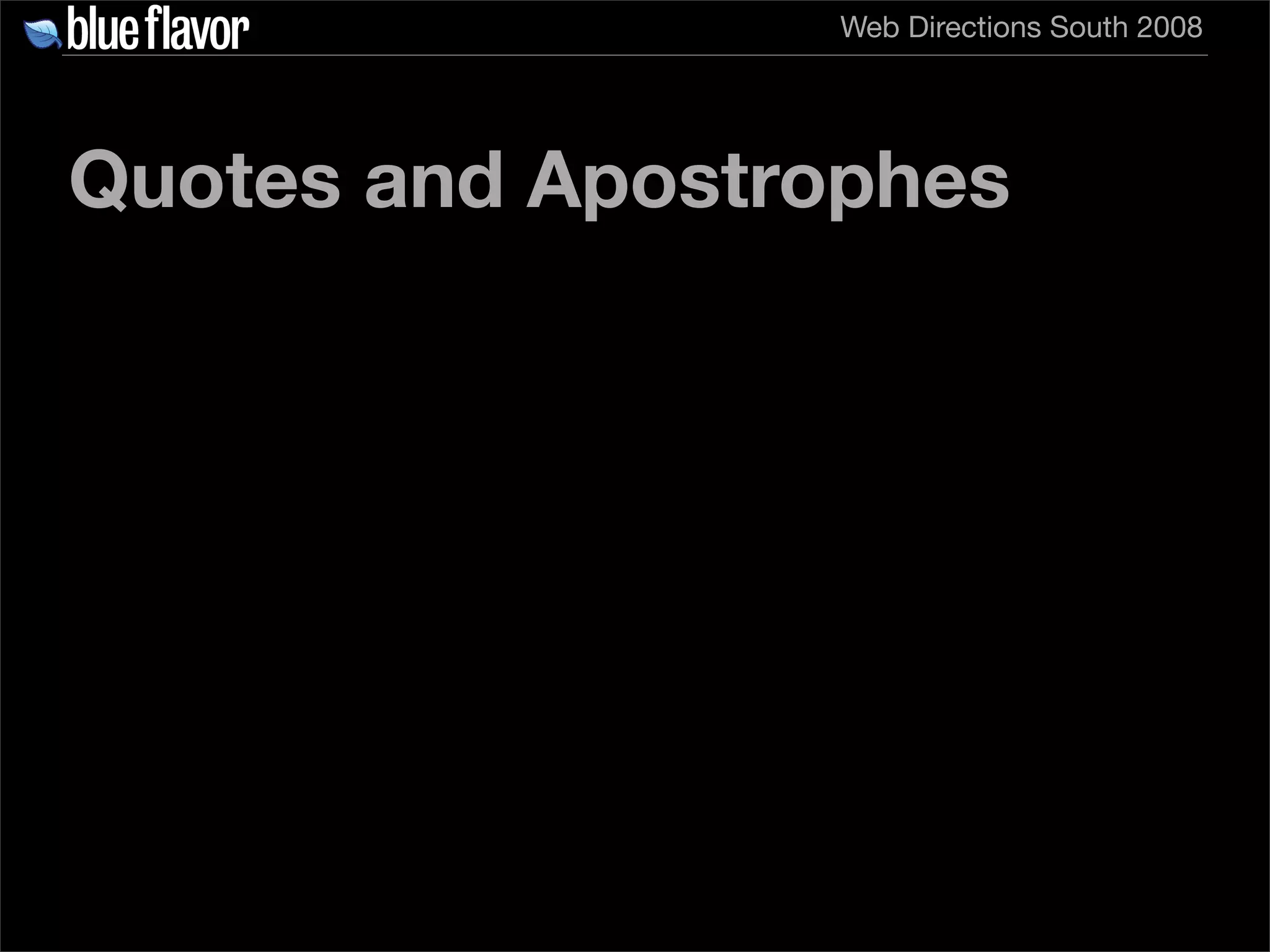 Elegant Web Typography