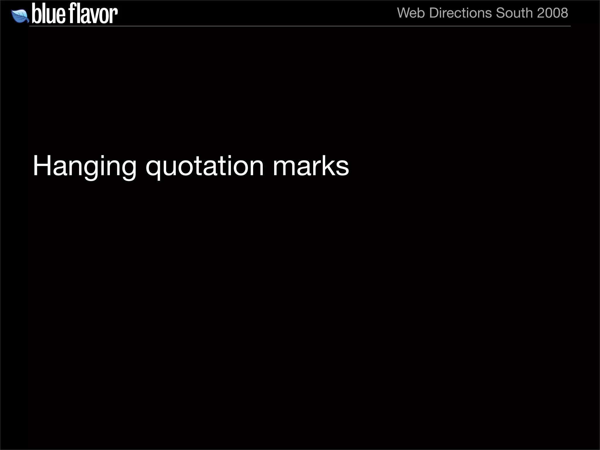 Elegant Web Typography