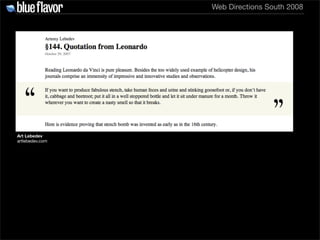 Elegant Web Typography