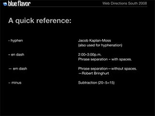 Elegant Web Typography