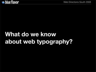 Elegant Web Typography