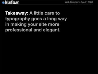 Elegant Web Typography