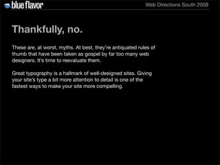 Elegant Web Typography