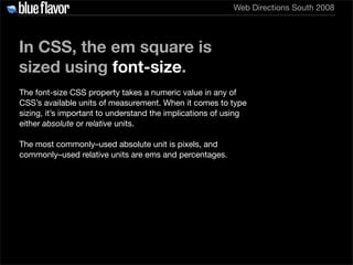 Elegant Web Typography