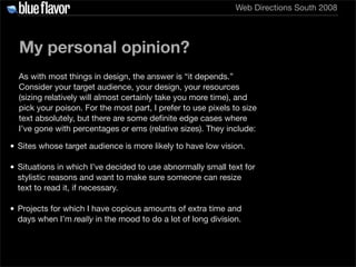 Elegant Web Typography
