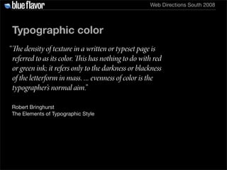 Elegant Web Typography