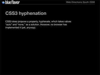 Elegant Web Typography