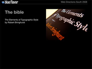 Elegant Web Typography