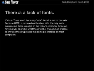 Elegant Web Typography
