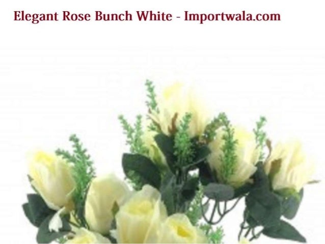 Buy Online Shopping For Elegant Rose Bunch White Home Decor Items I