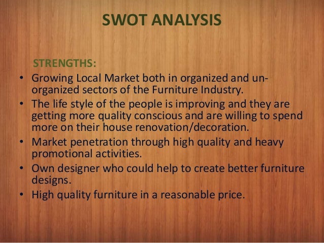 Elegant wood furniture