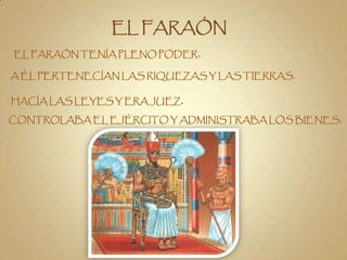 El egipto de los faraones | PPTX