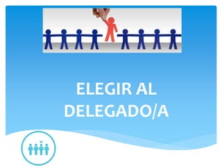 ELEGIR AL
DELEGADO/A
 