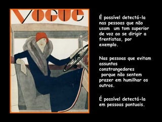 Elegância e comportamento