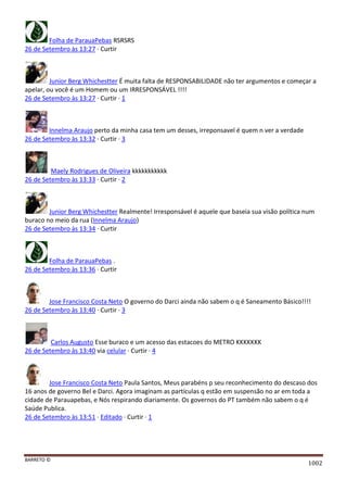 Facebook - A arma letal em Campanhas Eleitorais 