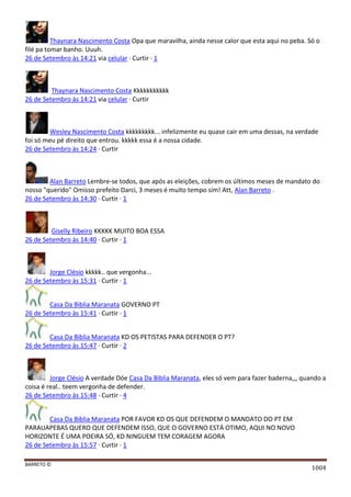 Facebook - A arma letal em Campanhas Eleitorais 