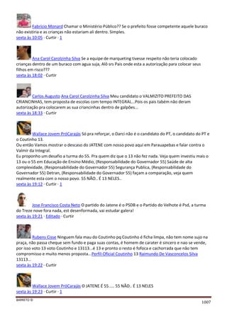 Facebook - A arma letal em Campanhas Eleitorais 