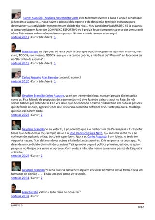 Facebook - A arma letal em Campanhas Eleitorais 