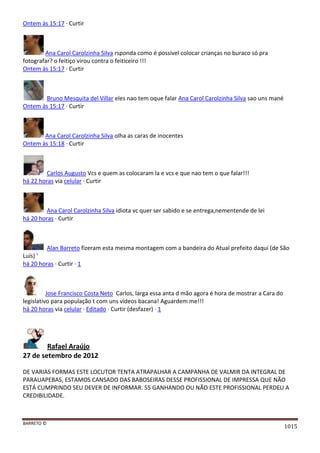 Facebook - A arma letal em Campanhas Eleitorais 