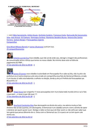 Facebook - A arma letal em Campanhas Eleitorais 