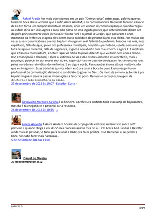 Facebook - A arma letal em Campanhas Eleitorais 