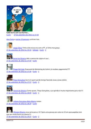 Facebook - A arma letal em Campanhas Eleitorais 