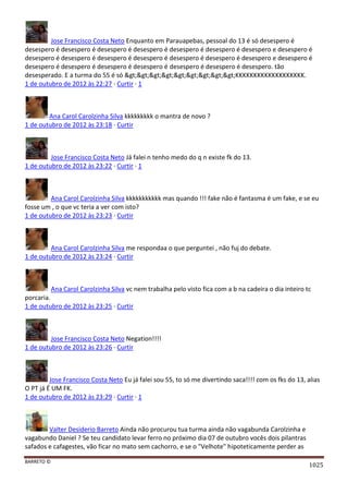 Facebook - A arma letal em Campanhas Eleitorais 