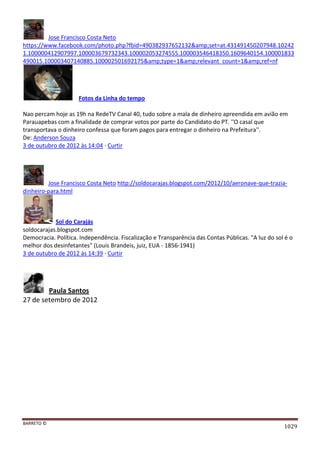 Facebook - A arma letal em Campanhas Eleitorais 