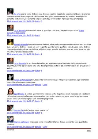 Facebook - A arma letal em Campanhas Eleitorais 