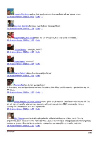 Facebook - A arma letal em Campanhas Eleitorais 