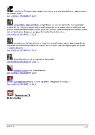 Facebook - A arma letal em Campanhas Eleitorais 