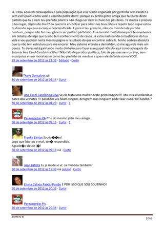 Facebook - A arma letal em Campanhas Eleitorais 