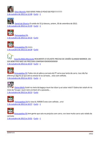 Facebook - A arma letal em Campanhas Eleitorais 