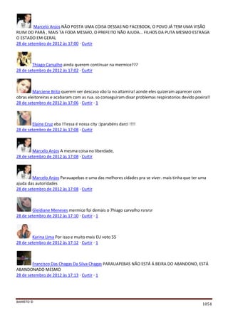 Facebook - A arma letal em Campanhas Eleitorais 