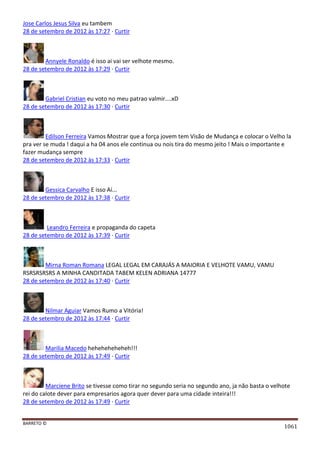 Facebook - A arma letal em Campanhas Eleitorais 