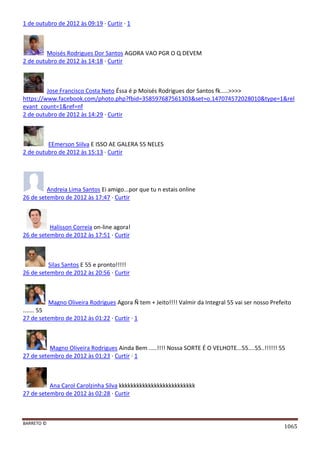 Facebook - A arma letal em Campanhas Eleitorais 