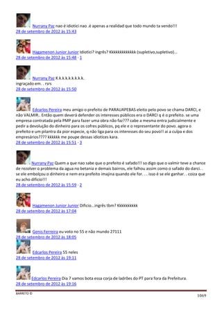 Facebook - A arma letal em Campanhas Eleitorais 