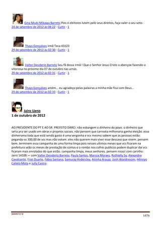 Facebook - A arma letal em Campanhas Eleitorais 