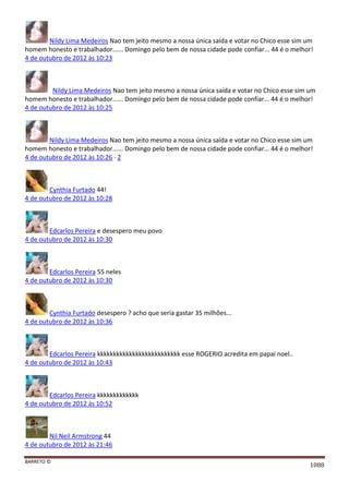 Facebook - A arma letal em Campanhas Eleitorais 