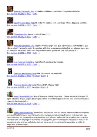 Facebook - A arma letal em Campanhas Eleitorais 